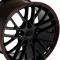 OE Replica Wheels CV08A - 17" Replica Wheel CV08A Fits Chevrolet Corvette - C6 ZR1 Rim 17x9.5 Redline CV08A-17095-5475-54BR