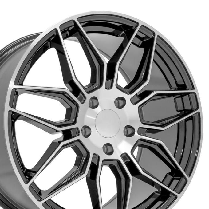 OE Replica Wheels CV03C - 19" Replica Wheel CV03C Fits Chevrolet C7 Corvette 19x10 Gunmetal Machined Wheel CV03C-19100-5475-73MG