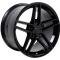 OE Replica Wheels CV07A - 18" Replica Wheel CV07A Fits Chevrolet Corvette - C6 Z06 Rim 18x10.5 Black Wheel CV07A-18105-5475-56B