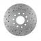 Leed Brakes Rear Disc Brake Kit with Drilled Rotors and Zinc Plated Calipers RC1004X