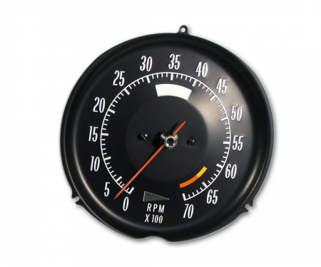 Corvette Tachometer, 6500 RPM, 1972-1974