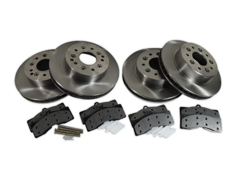 Corvette Brake Kit, Front & Rear, Rotors & Pads, 1965-1982