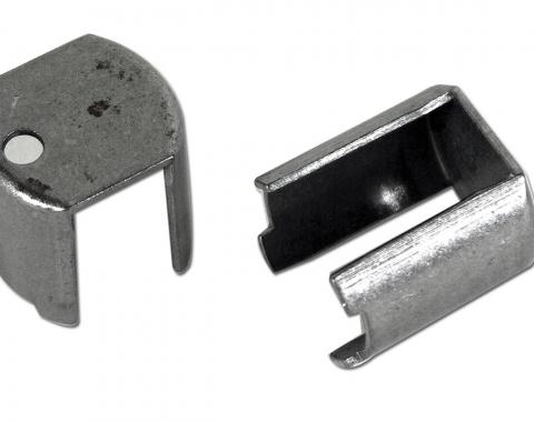 Corvette Rear Compartment Latch Retainers, 2 Piece Set, 1979-1982