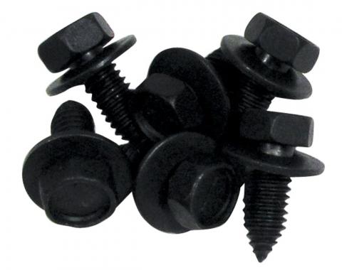 Corvette Headlight Housing Bearing Screw Set, 6 Piece, 1968-1982