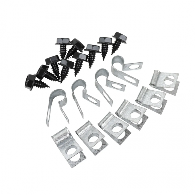 Corvette Brake Line Clips, 20 Piece, 1968