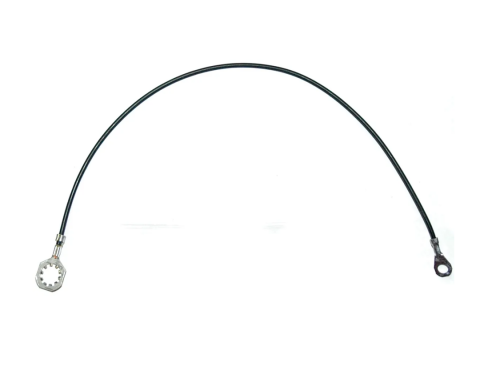 Corvette Ground Wire, Horn-Rad Support with Air Conditioning, 1966-1967