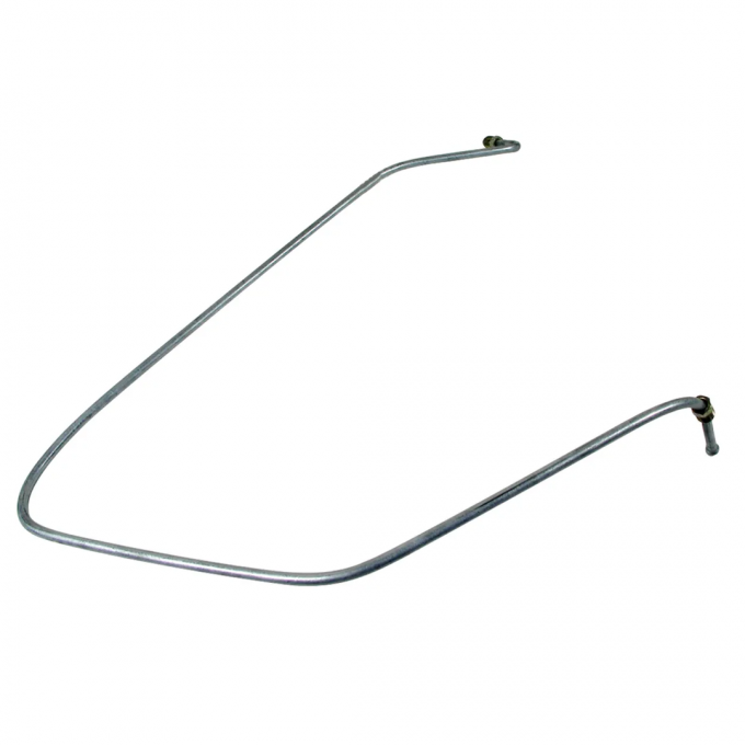 Corvette Brake Line, M Cyl-Lf Block with Power Brakes, 1963-1964