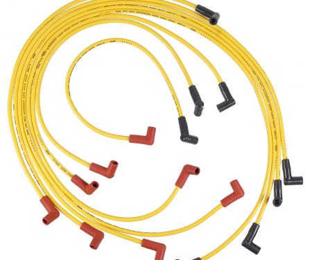 Accel Spark Plug Wire Set, Super Stock Graphite Core 8mm, Chevy 5.0/5.7L 1975-82, Yellow 4050