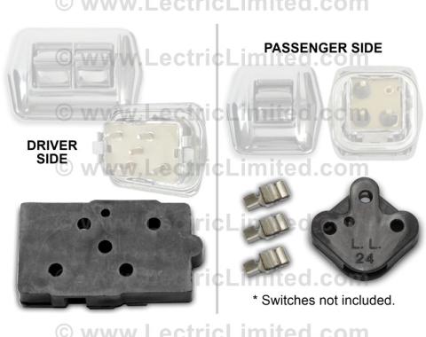 Lectric Limited 1956-1962 Chevrolet Corvette Power Window Switch Connector Conversion VPW5662CK