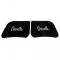 Chevelle Floor Mats, 4 Piece Lloyd® Ultimat™ , with Silver Chevelle Embroidery, Black, 1968-1972