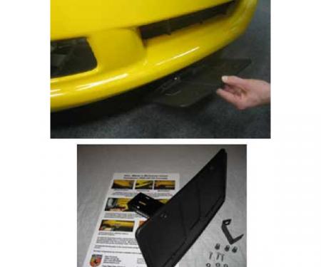 Corvette Front License Plate Mount, "Show & Go", Grand Sport & Z06, 1997-2013