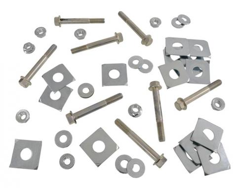 Corvette Body Mount Kit, Bolt, Shim, Nut & Washer, 1973-1982