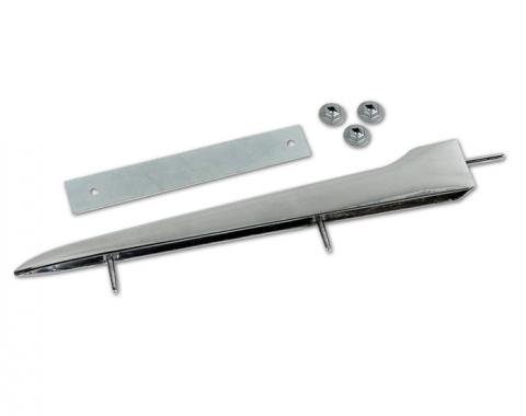 Corvette Side Fender Horizontal Spear Insert, Left, Center, 1958-1961