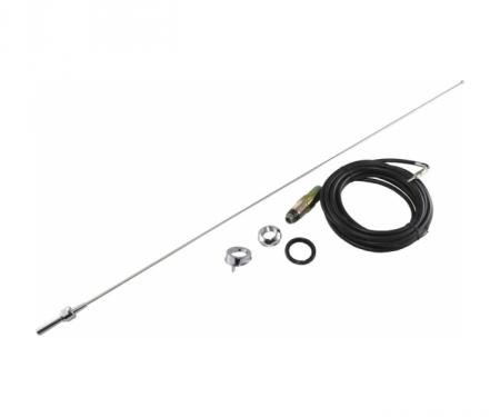 Corvette Fixed Mast Antenna Kit, Standard, 1974-1982