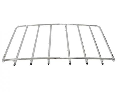 Corvette Luggage Rack 8-Hole Chrome, 1968-1977