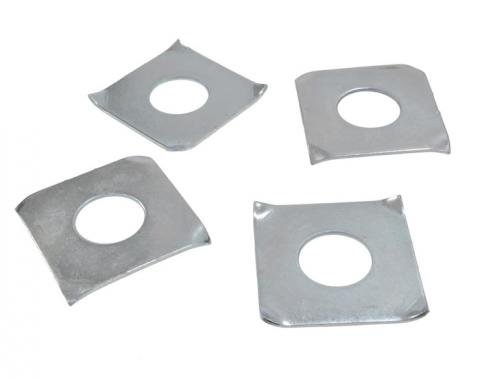 Corvette Body Mount Shims, Square Metal, Set of 4, 1968-1982