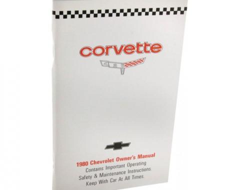 Corvette Owners Manual, 1980