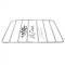 Corvette Luggage Rack 8-Hole Chrome, 1968-1977