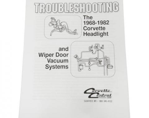 Corvette Headlight & Wiper Vacuum Troubleshooting Guide, 1968-1982