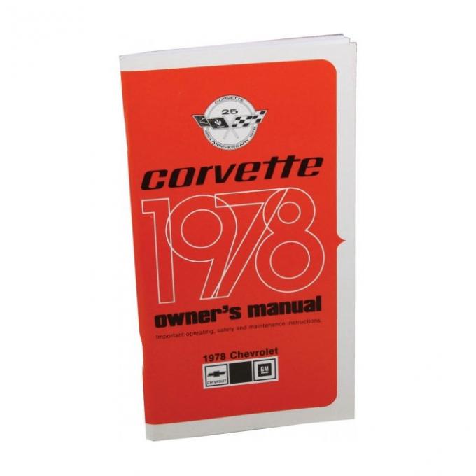 Corvette Owners Manual, 1978