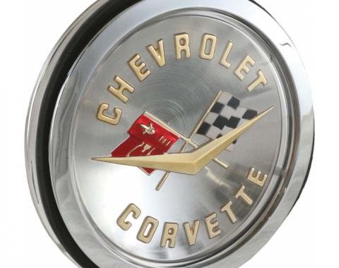 Trim Parts 58-60 Corvette Front and 58-61 Gold Rear Emblem Assembly, Each 5087