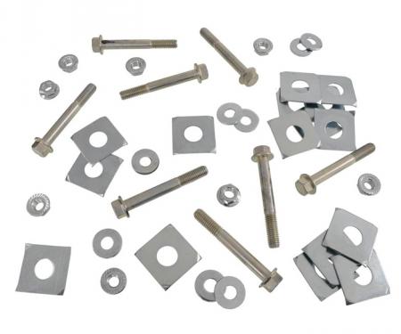 Corvette Body Mount Kit, Bolt, Shim, Nut & Washer, 1973-1982