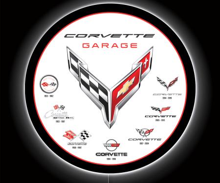 Corvette Generations Garage 23" LED Sign