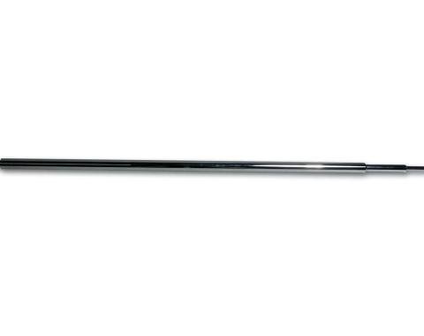 Redline Restomotive® 1963-1966 Chevrolet Corvette Telescoping 17-1/2" to 45" Round Antenna Mast Stainless Steel