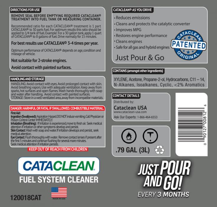 CataClean , Fuel and Exhaust System Cleaner, Gasoline, 3L. Bulk