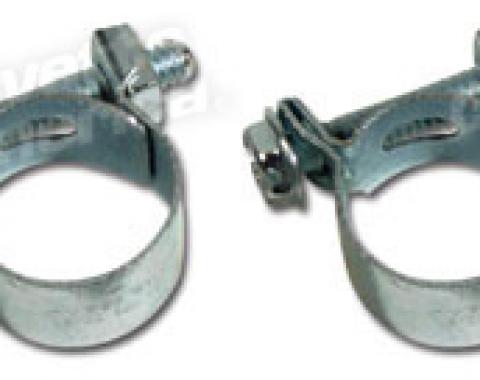 Corvette Expansion Tank to T Fitting Hose Clamps, 1963-1967