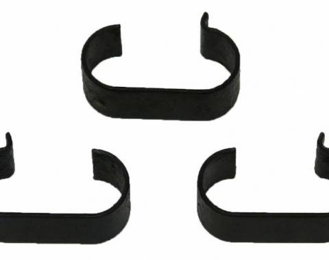 Corvette Auto Transmission Cooler Line Clips, 3 Piece, 1963-1982