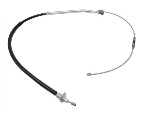 Corvette Parking Brake Cable Stainless Steel, Front, 1988-1996