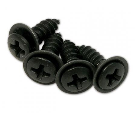 Corvette Shift Boot Screws, 4 Piece Set, 1968-1976