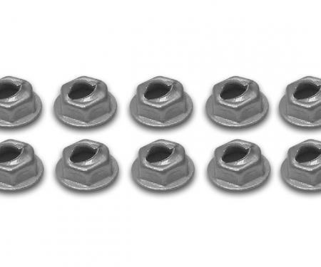 Corvette Grille Molding Speednut Set, 10 Piece, 1968-1969