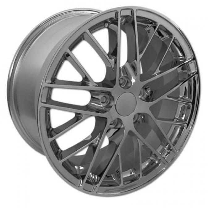 Corvette Wheel, C6 ZR1, Chrome, GM, 19" x 10", 2005-2013