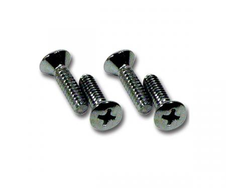 Corvette Side Exhaust Cover Lower Screws, Rear, 1965-1967