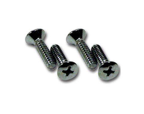 Corvette Side Exhaust Cover Lower Screws, Rear, 1965-1967