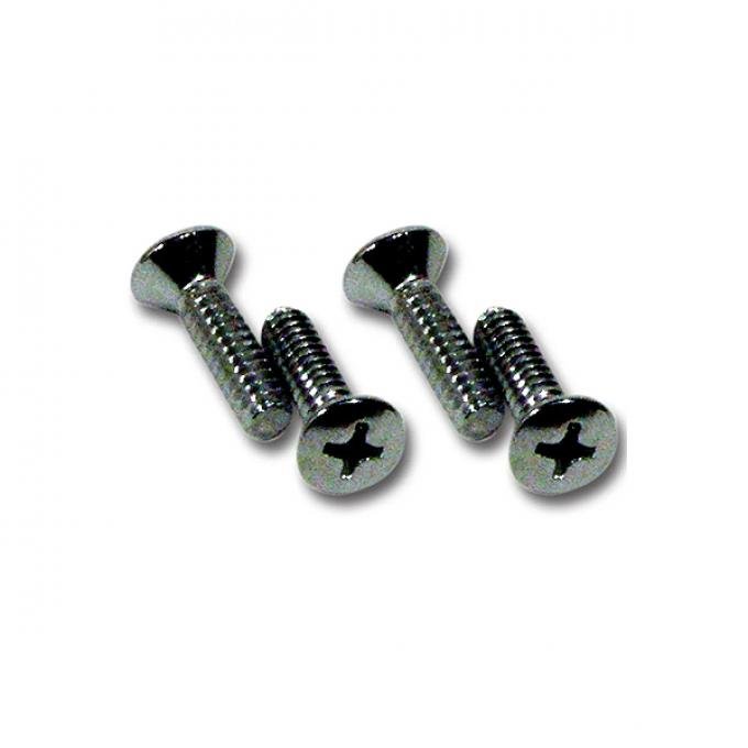 Corvette Side Exhaust Cover Lower Screws, Rear, 1965-1967