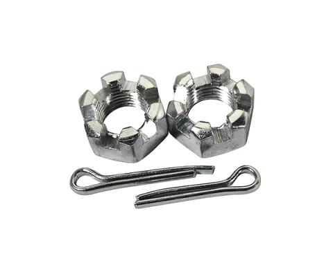 Corvette Upper Ball Joint Nut/Cottr Pin Set, 1963-1982