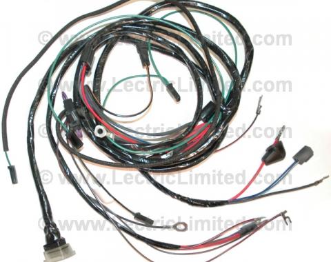 Corvette Complete Wiring Harness Kit, Convertible, Manual without Backup Light, Deluxe, 1965