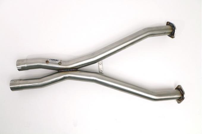 Corvette X-Pipe, Stainless Steel, Cat-Back, B&B, 1997-2004