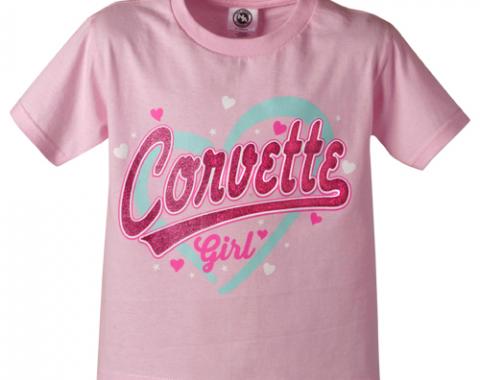 Corvette Girl Young Love Youth Tee
