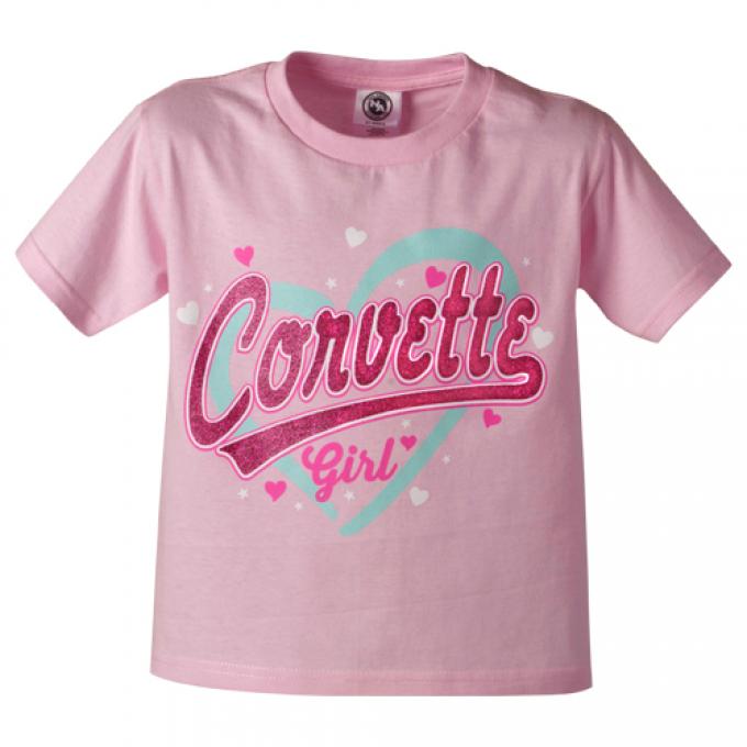 Corvette Girl Young Love Youth Tee