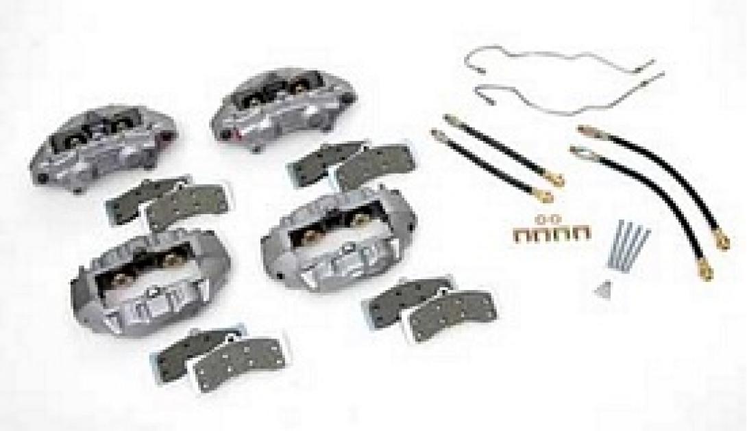 Corvette Brake Overhaul Kit, with New ORing Calipers, 19651982