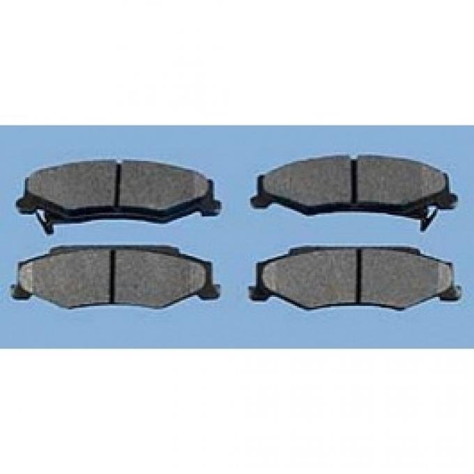 Corvette Rear Brake Pads, AC Delco Dura Stop Ceramic Friction, 1997-2013