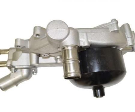 Corvette Water Pump with Thermostat & Housing, AC Delco, 1997-2004