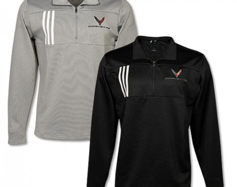 2020 Corvette Adidas 3 Stripe 1/4 Zip