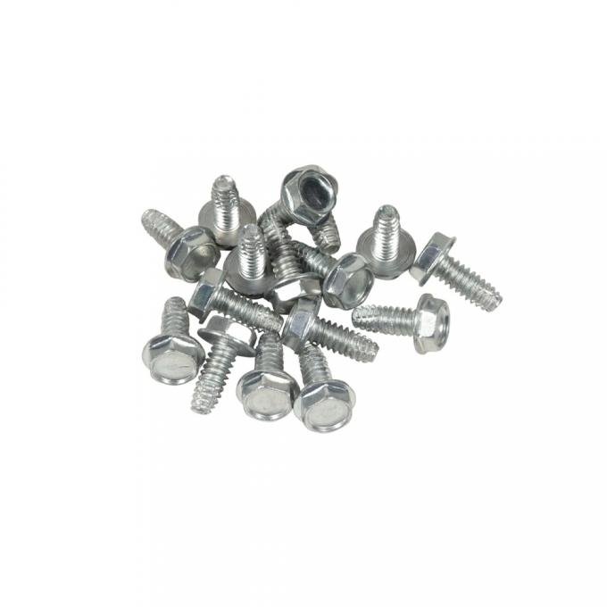 Corvette Hubcap Spinner Screws, 16 Piece Set, 1964