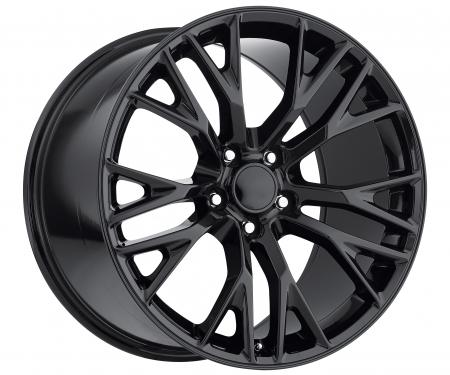 Corvette C7 Z06 Wheel Set, Gloss Black, 2005-2016