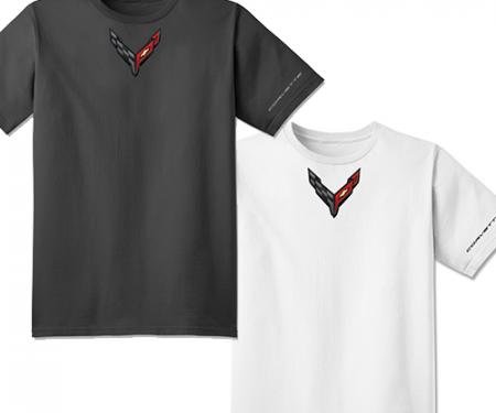 Mens Next Generation Corvette Carbon Badge Tee